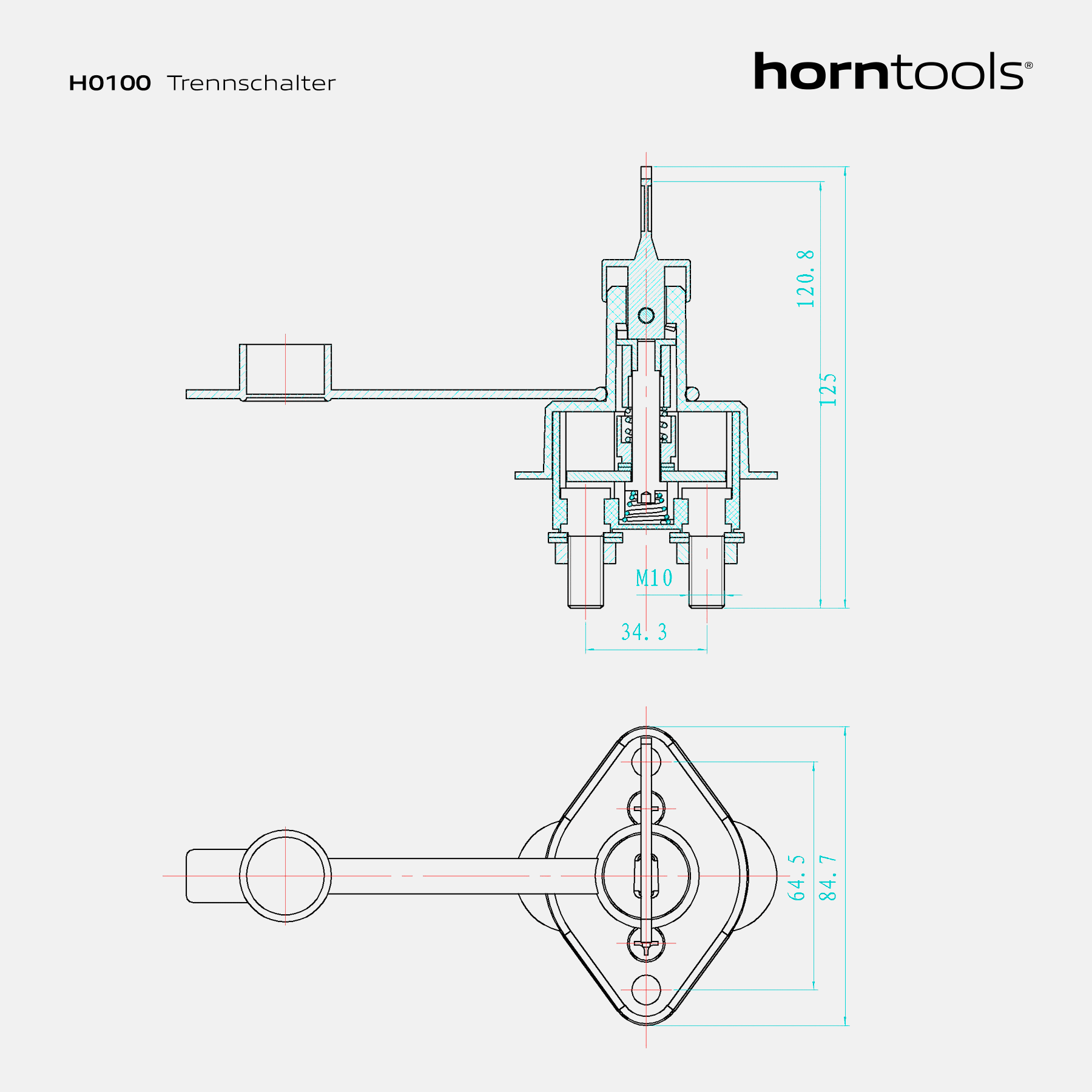 Trennschalter Not-Aus 500 A