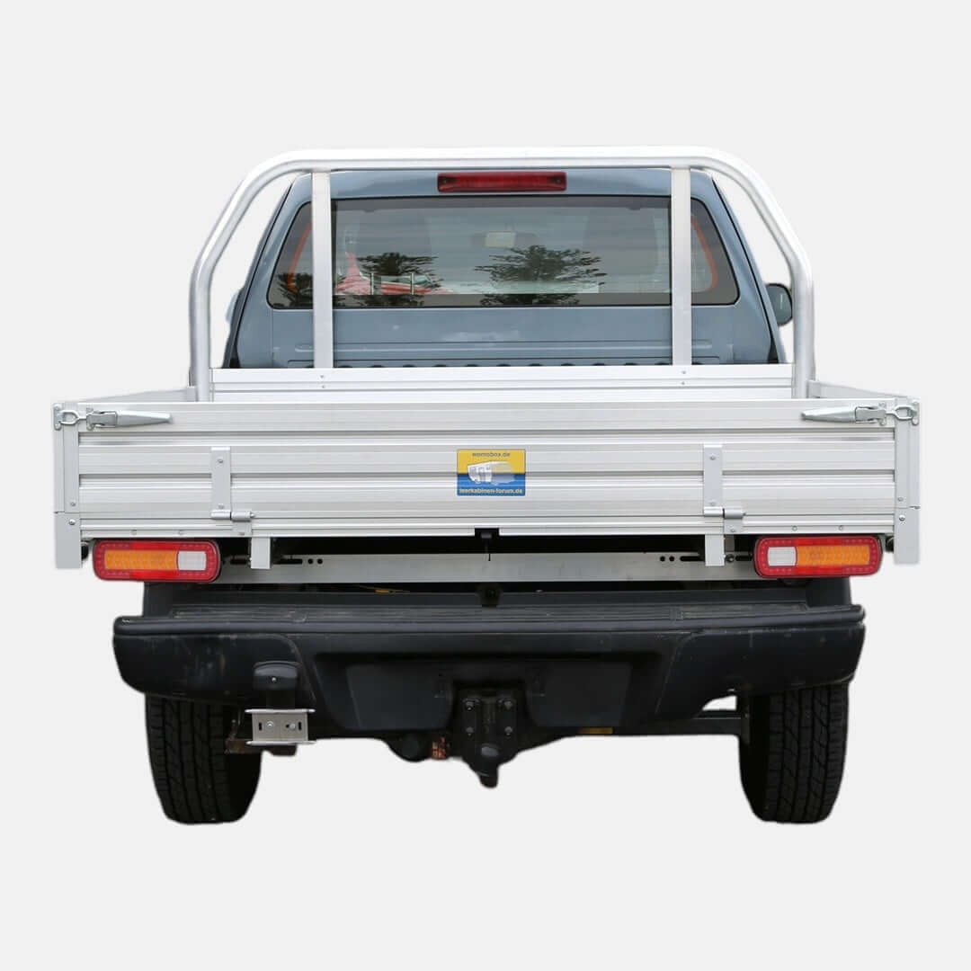 Flatbed UTE Tray Silver inklusive Bordwände & Kabinenschutz